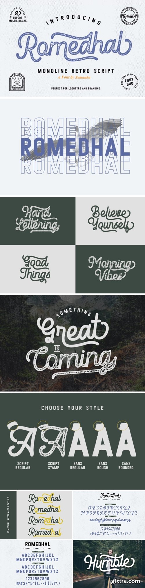 Romedhal Font