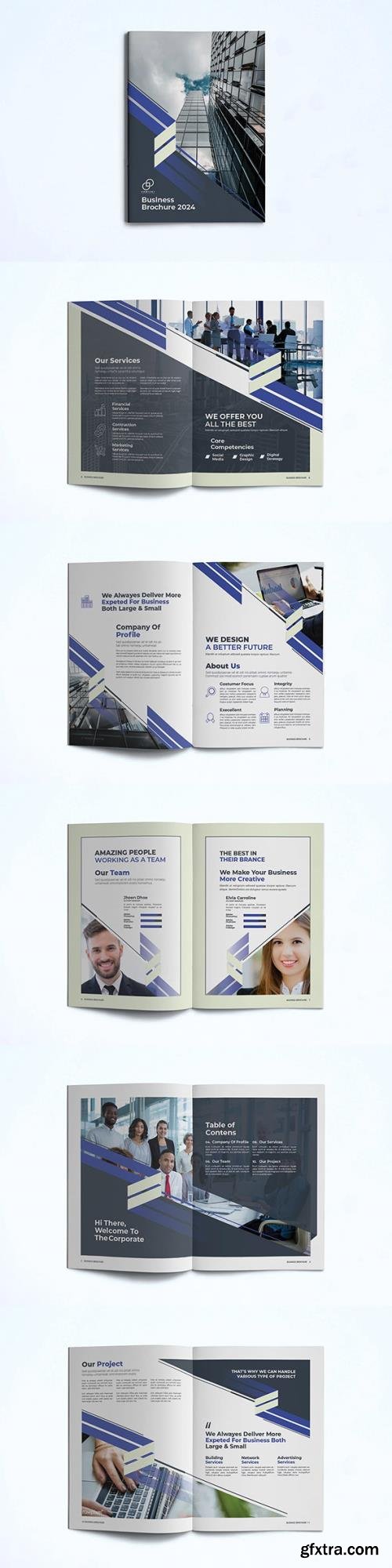 Business Brochure Template 7TLC22M