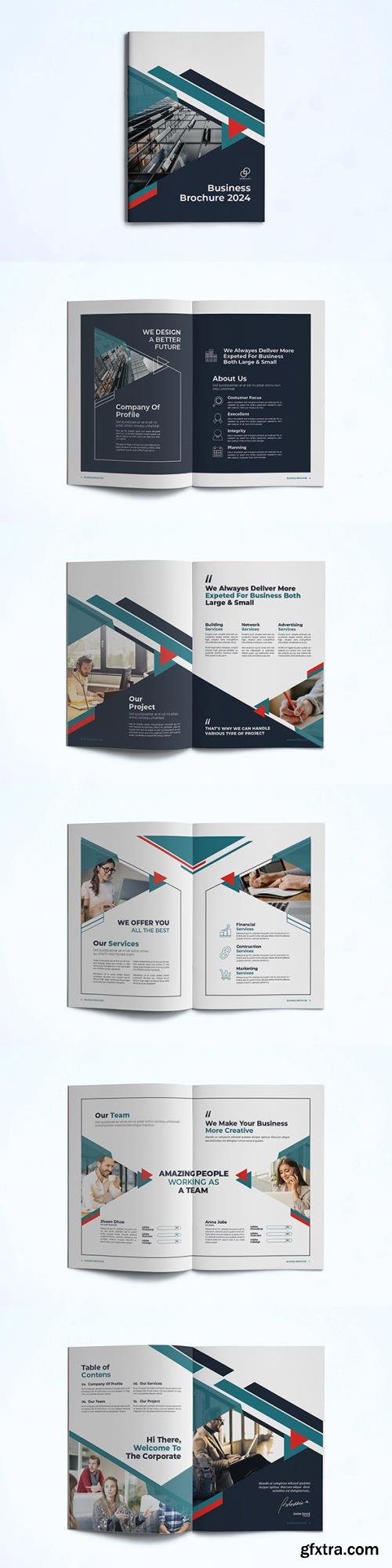 Business Brochure Template 88UV3QT