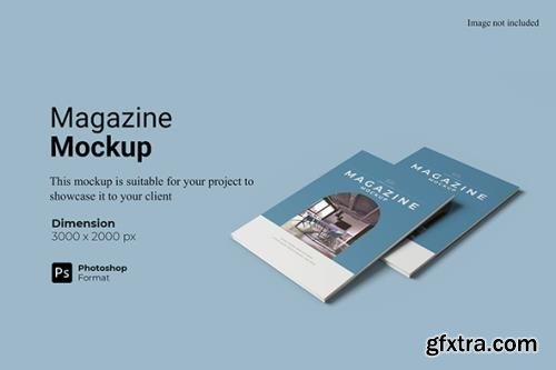 Realistic Magazine Mockup