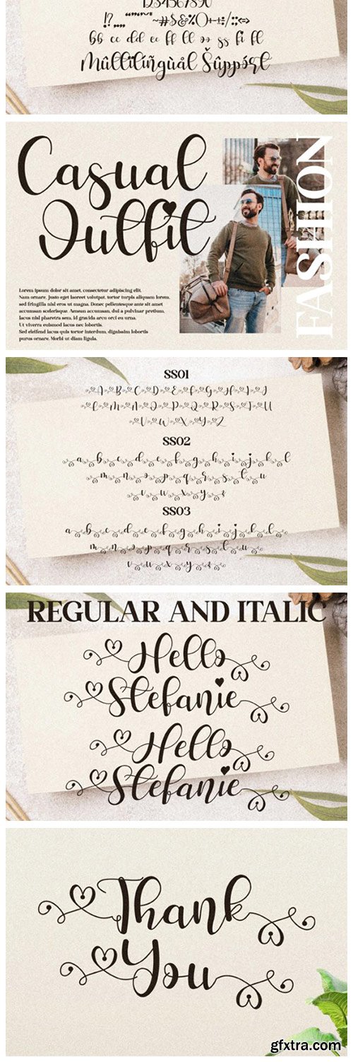 Hello Stefanie Font