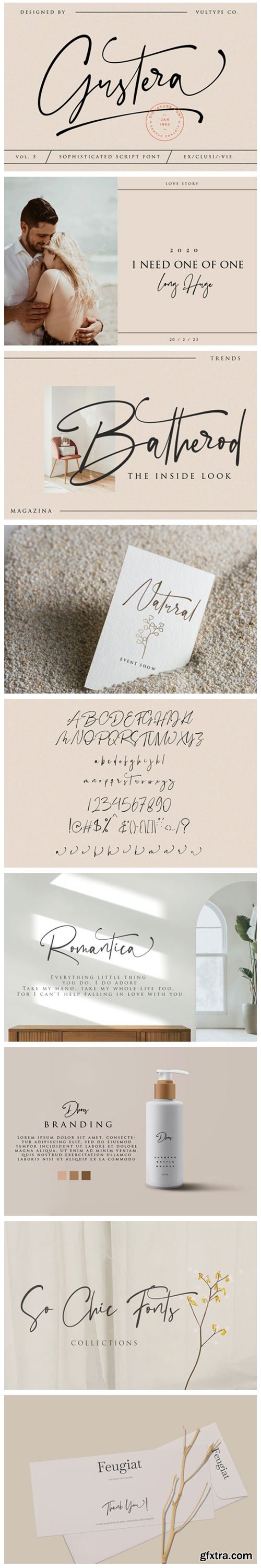 Gustera Font