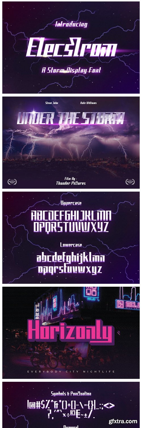 Elecstrom Font