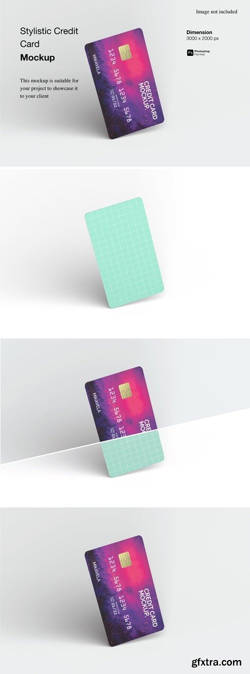 Stylistic Credit Card Mockup