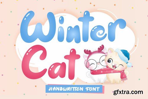 Winter Cat - display font