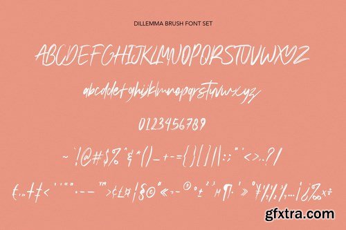 Dillemma Handwritten Brush Font Extra Swash