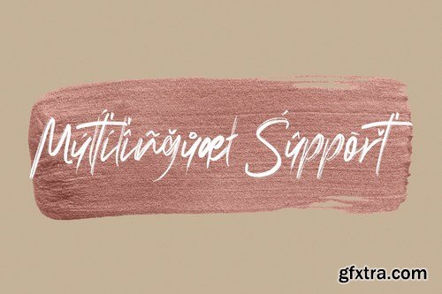 Dillemma Handwritten Brush Font Extra Swash