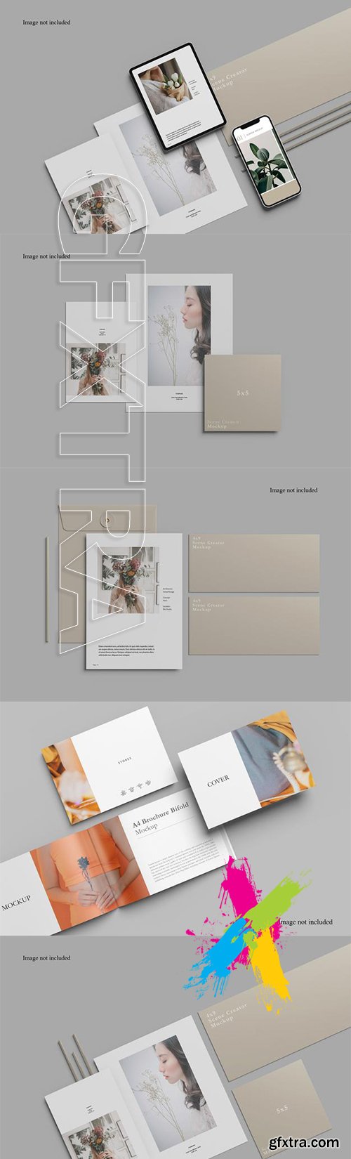 Stationery branding mockup