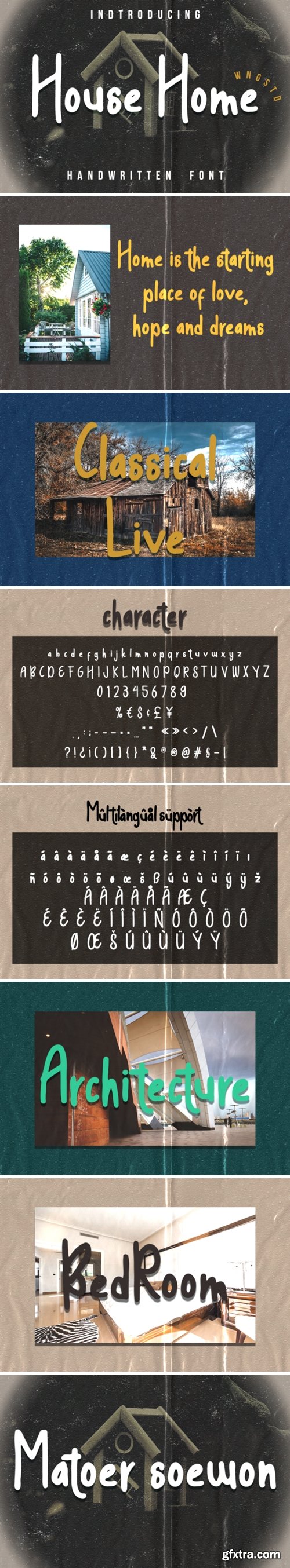 House Home Font