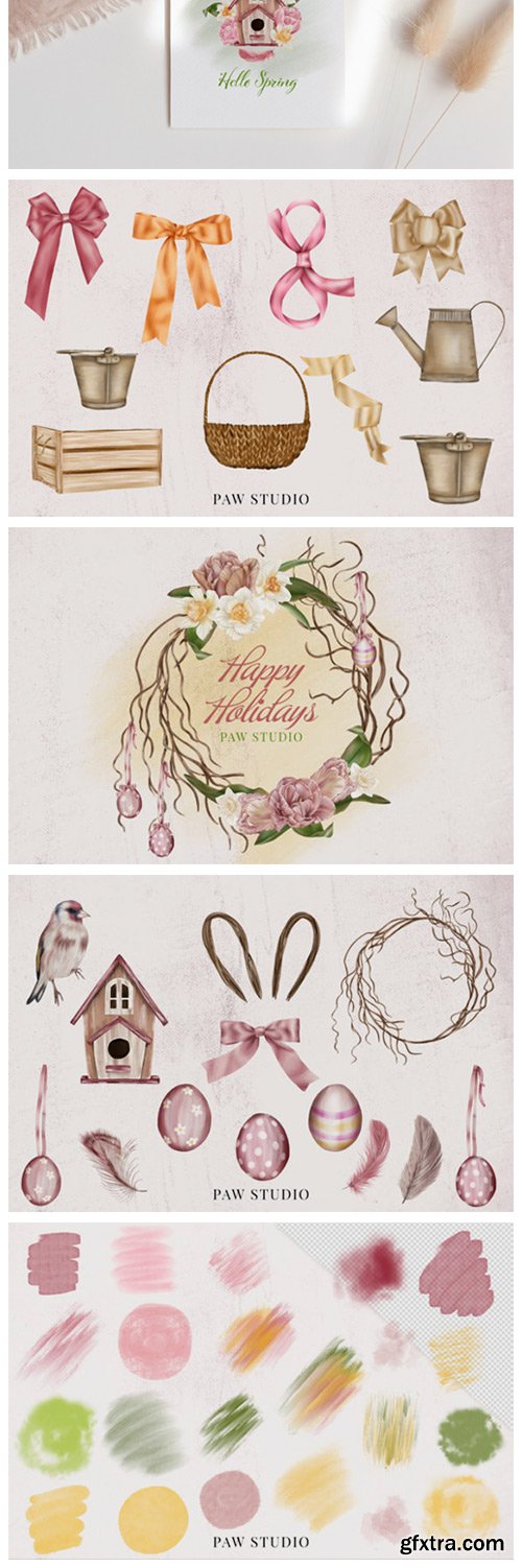 Spring Holiday Womens Day Easter Clipart 8498194