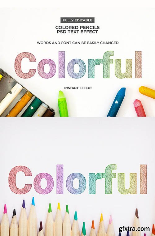 GraphicRiver - Colourful Pencil Sketch Text Effect 29854521