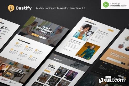 ThemeForest - Castify v1.0.0 - Audio Podcast Elementor Template Kit - 30457858