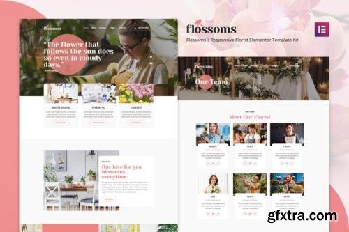 ThemeForest - Flossom v1.0.0 - Flower Shop Elementor Template Kit - 30389269