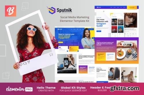 ThemeForest - Sputnik - Social Media Marketing Elementor Template Kit - 30390202