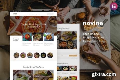 ThemeForest - Novine v1.0.0 - Food Recipe Blog & Magazine Template Kit - 30465079