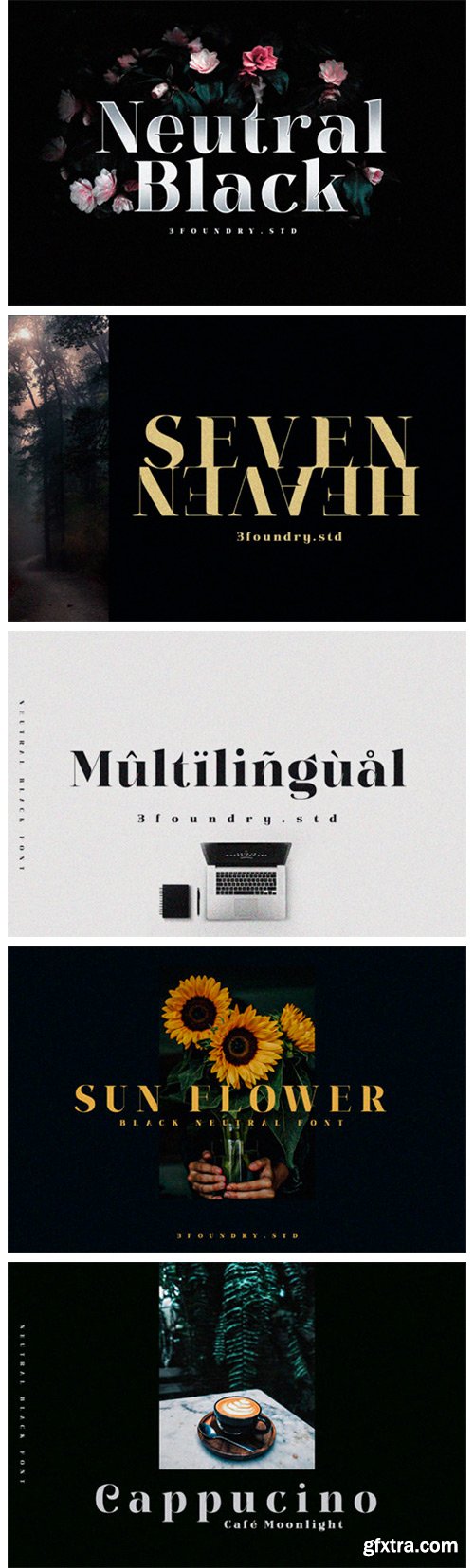 Neutral Black Font