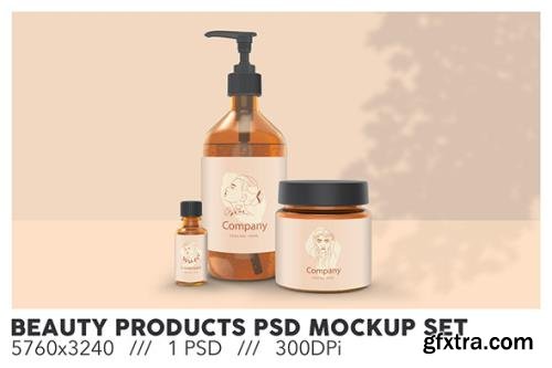 Beauty Products PSD Mockup Set