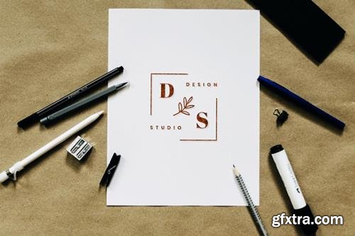 Realistic Logo Mockup