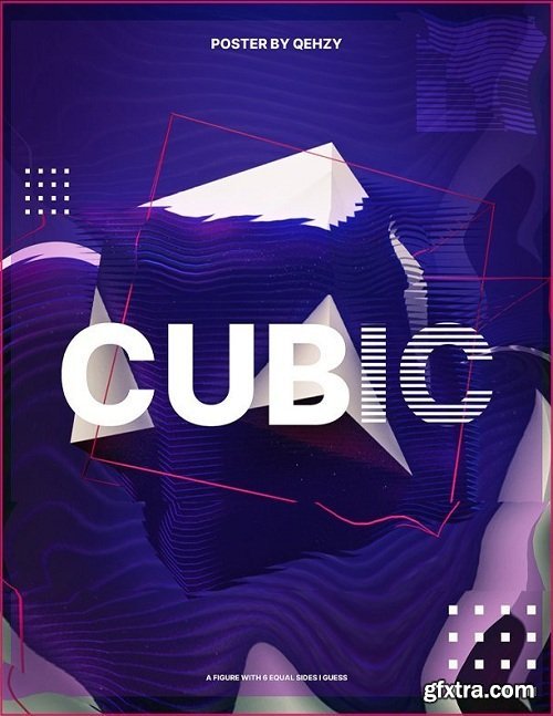 Create an Abstract Sliced 3D Poster in C4D and Photoshop