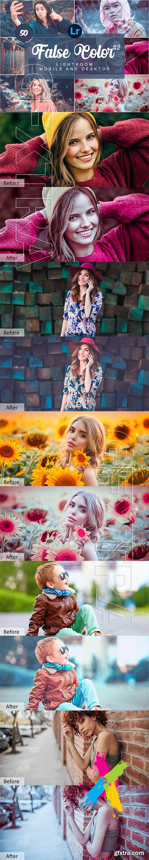 CreativeMarket - False Color Mobile Desktop PRESETS 5734595