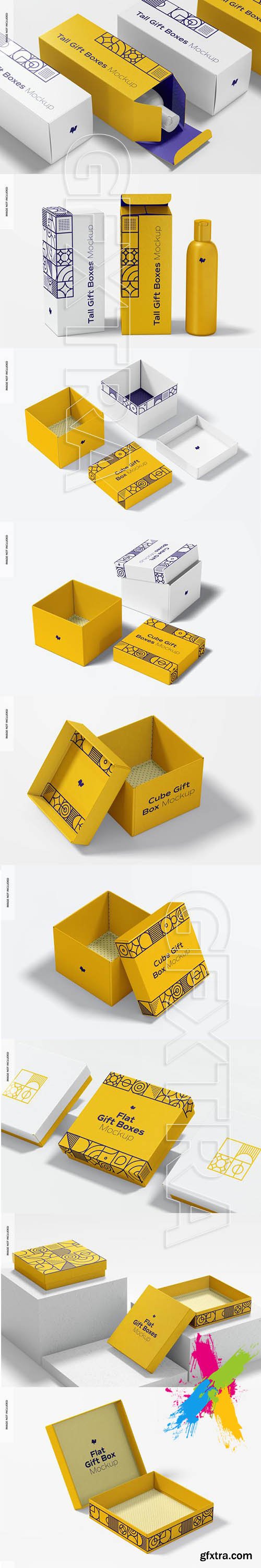 Gift Boxes mockup