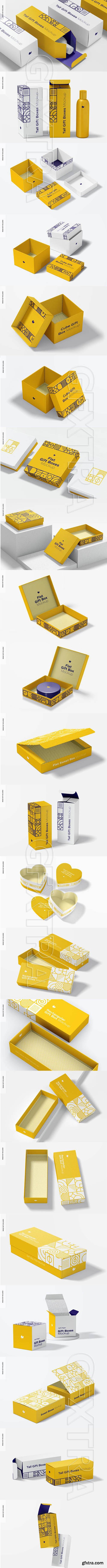 Gift Boxes mockup