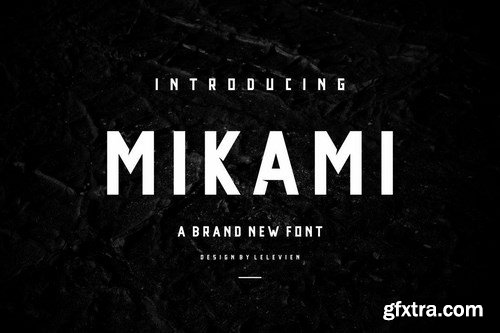 MIKAMI SERIF FONT