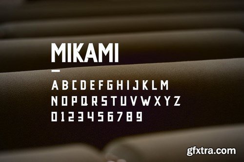 MIKAMI SERIF FONT