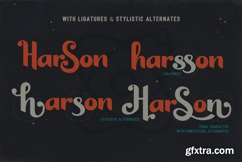 Harson Soft - Intergalactic Typeface