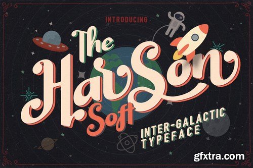 Harson Soft - Intergalactic Typeface