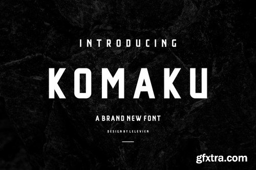 KOMAKU SERIF FONT