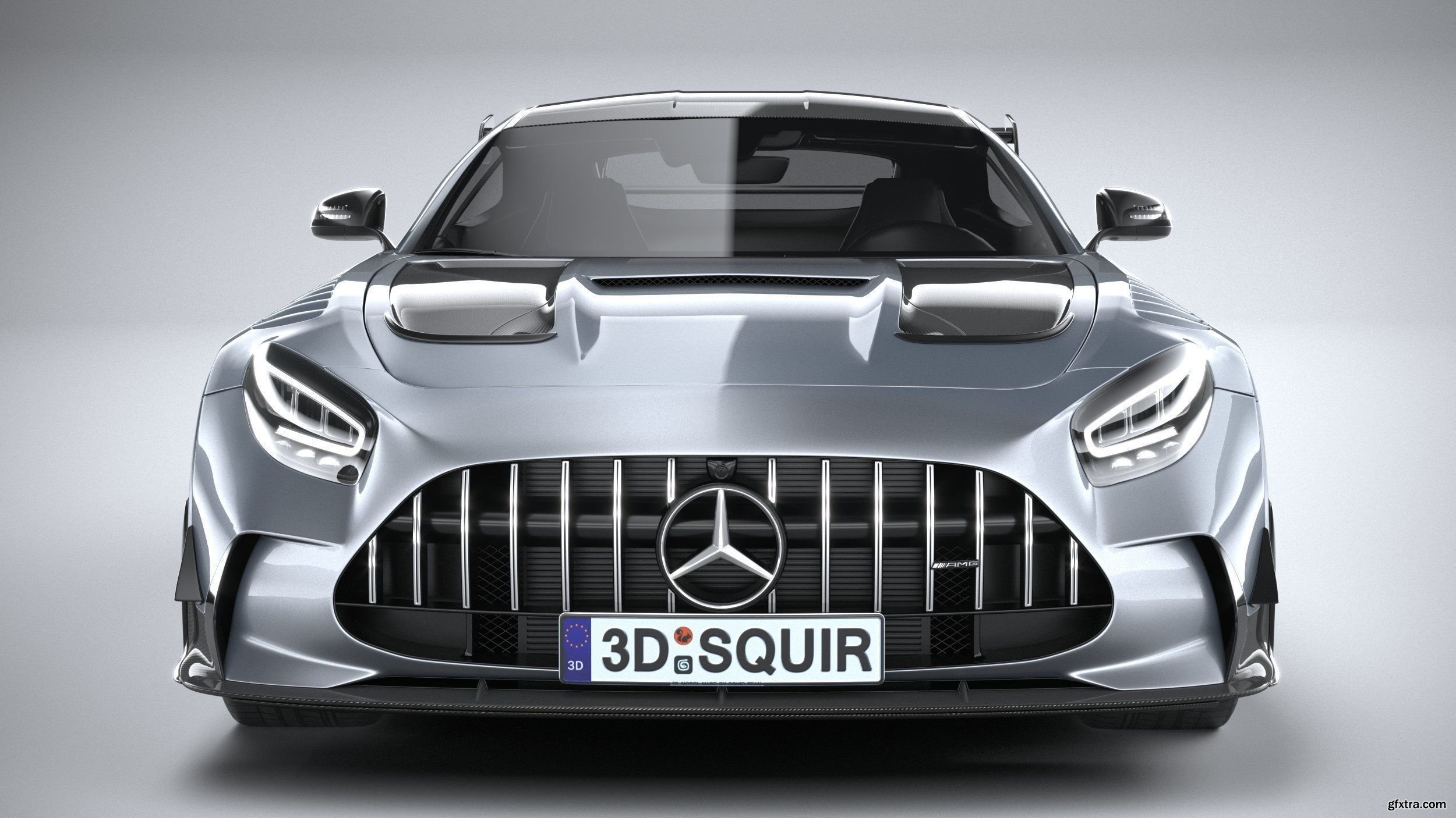 Mercedes AMG GT Black Series 2021 3D model » GFxtra