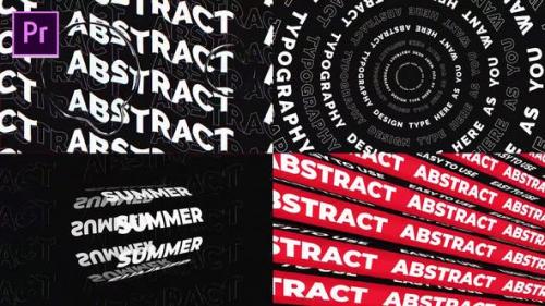 Videohive - Abstract Typography