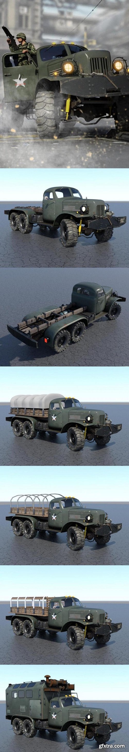 Nil-731 Military Utility Truck