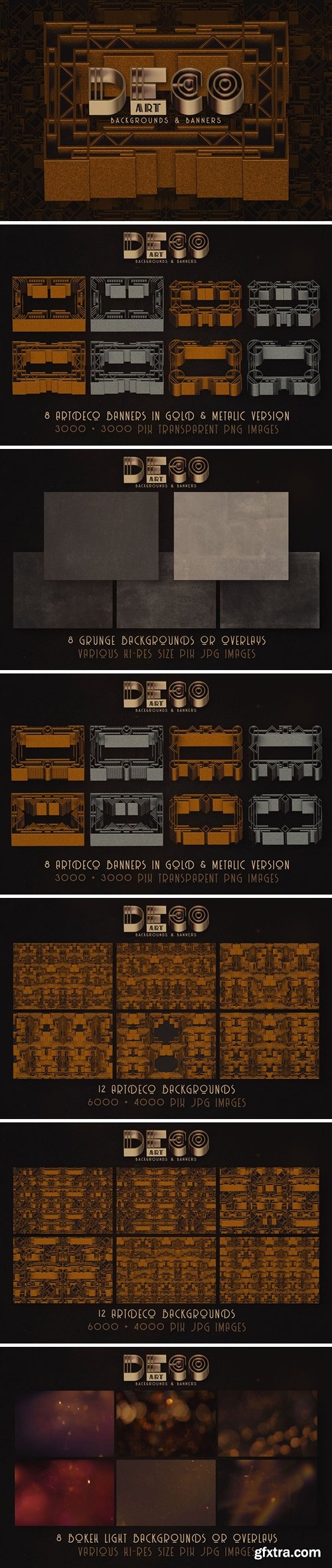 ArtDeco Backgrounds & Banners