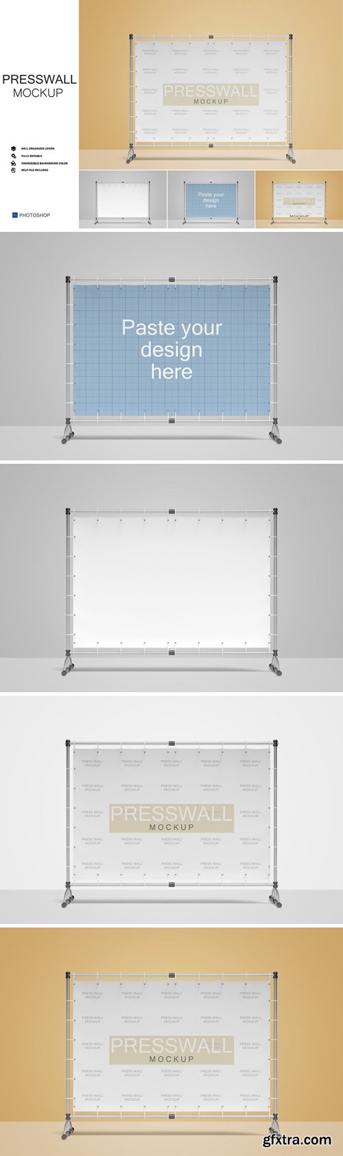 Stand Banner / Press Wall Mockup