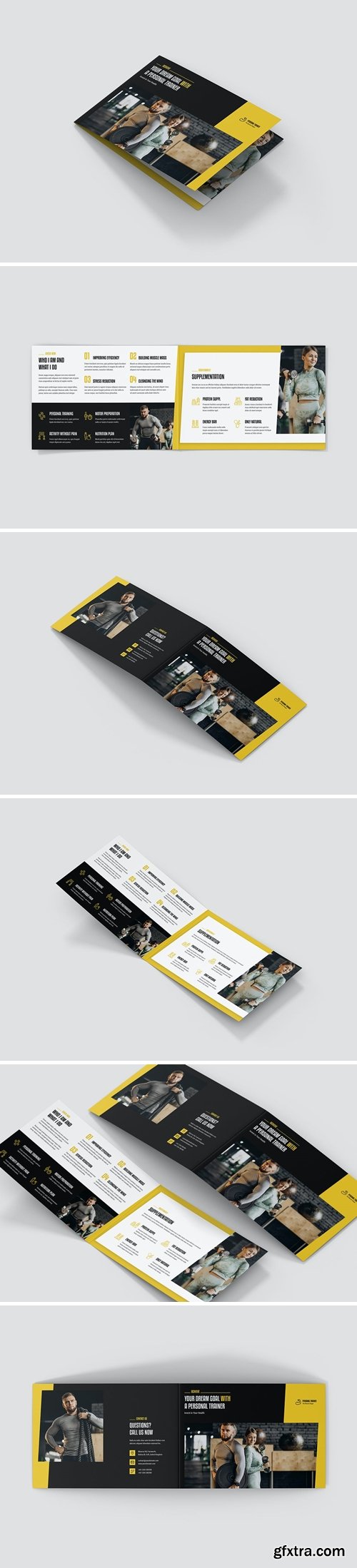 Brochure – Personal Trainer Bi-Fold A5 Landscape