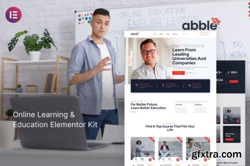 ThemeForest - Abble v1.0.0 - Online Learning & Education Elementor Kit - 30465506