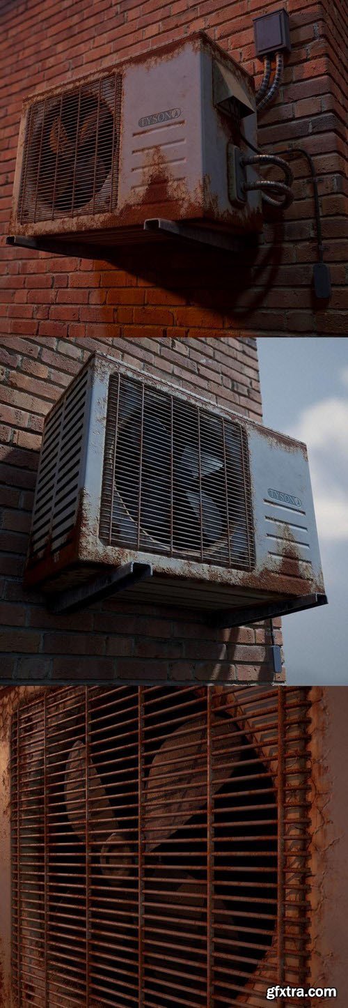 Rusted AC Outdoor Unit