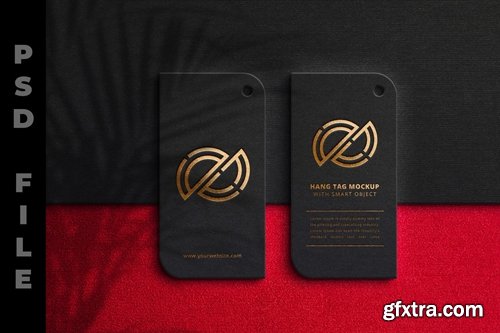 Hangtag Realistic Logo Mockup