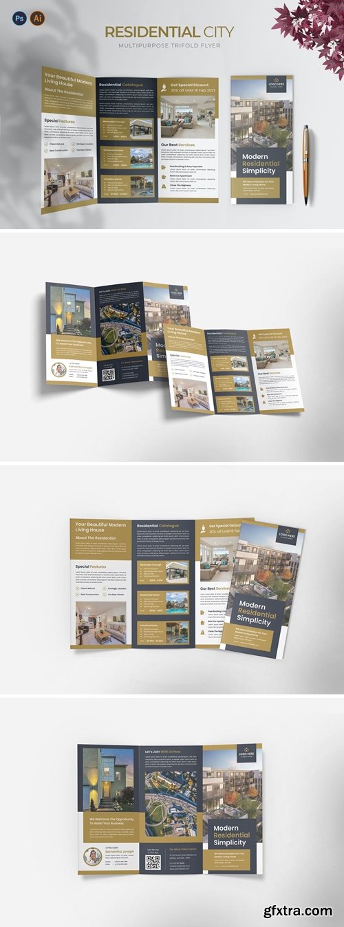 Residential City – Trifold Brochure