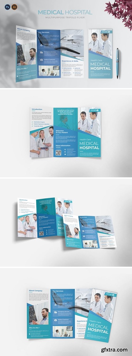 Medical Hospital – Trifold Brochure