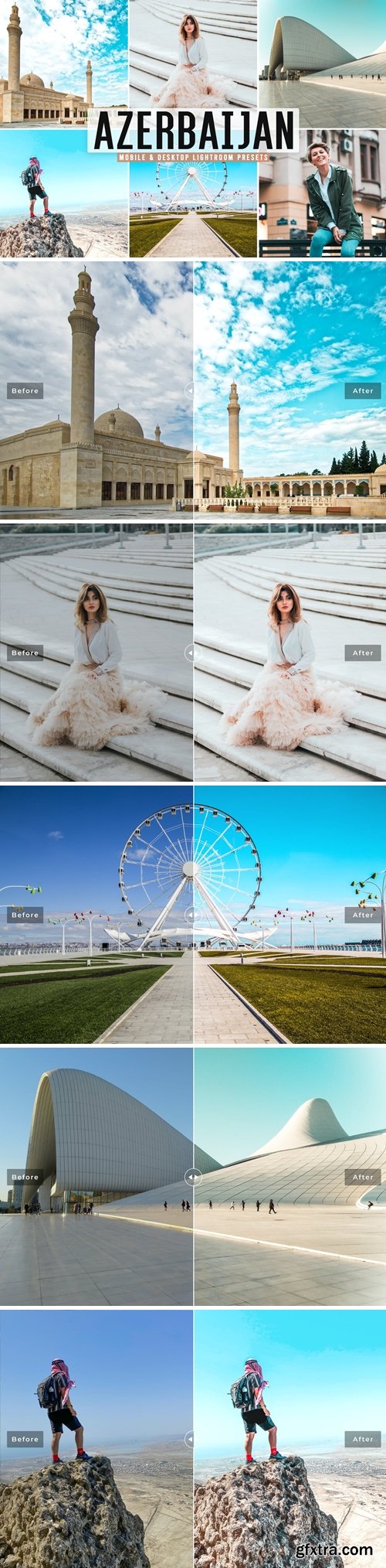 Azerbaijan Mobile & Desktop Lightroom Presets