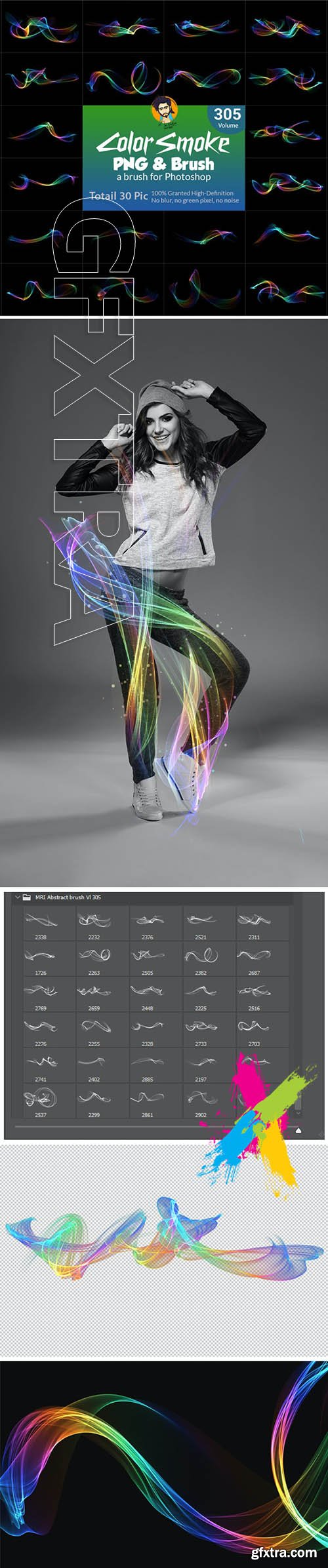 GraphicRiver - Abstract Motion Brush and PNG 29856800