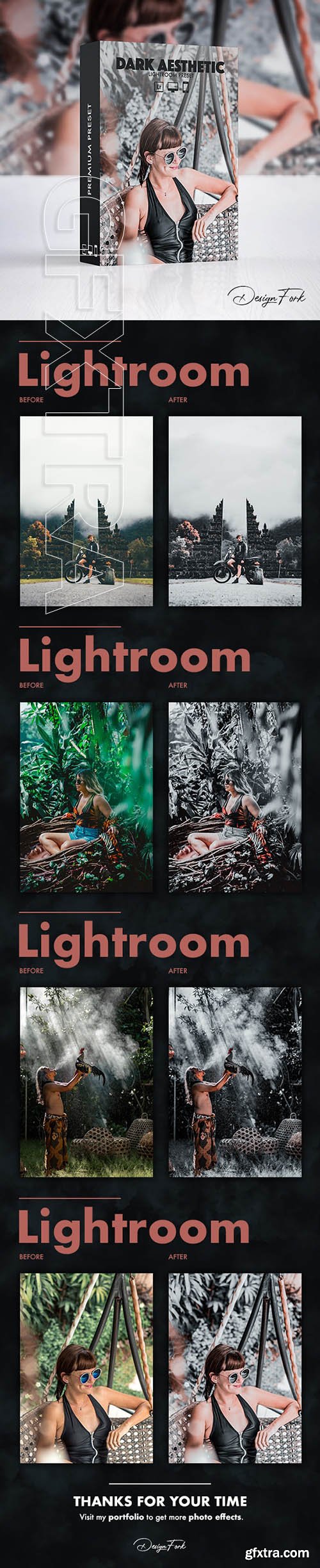 GraphicRiver - Dark Aesthetic Lightroom Preset 30161362