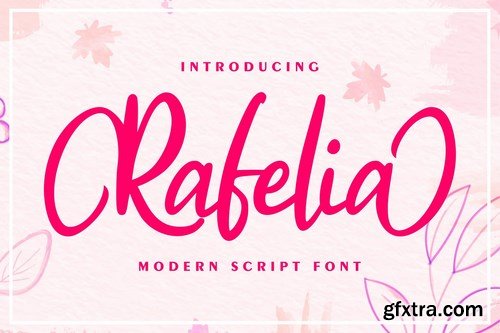 Rafelia Modern Script Font