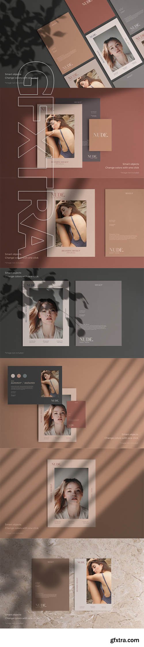 Styled brochure mockup