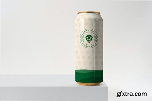 Large Can Mockup