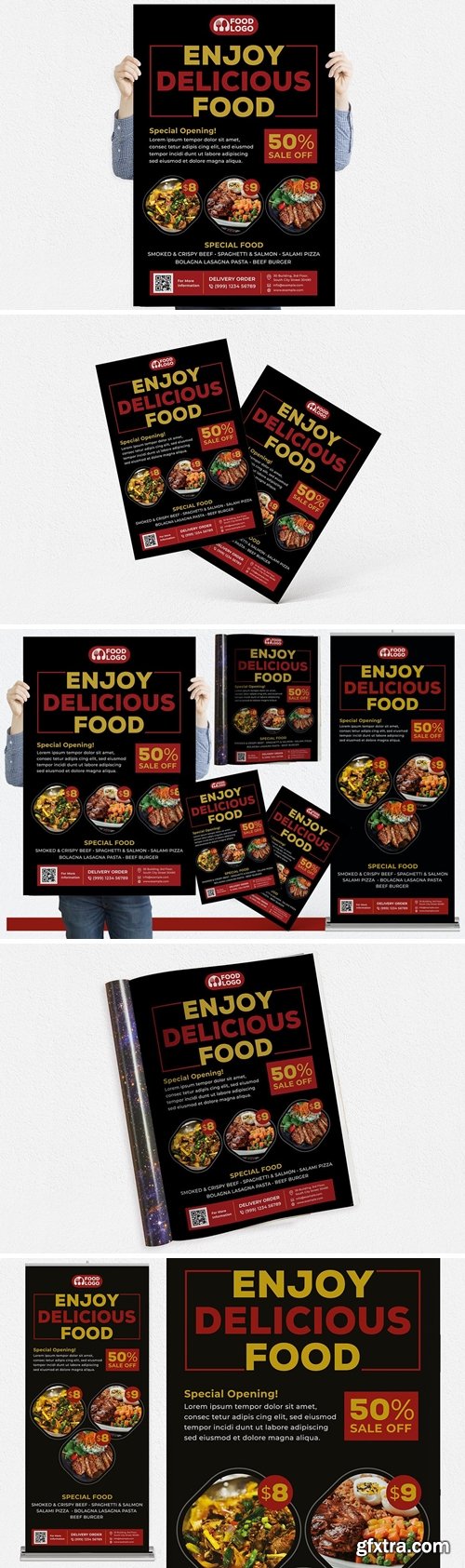 Restaurant #01 Print Templates Pack