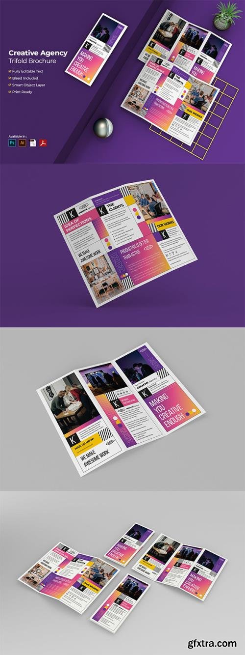 Creative Agency Trifold Brochure